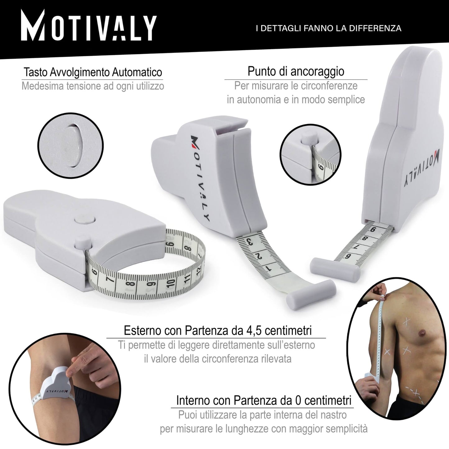 KIT Plicometro e Nastro