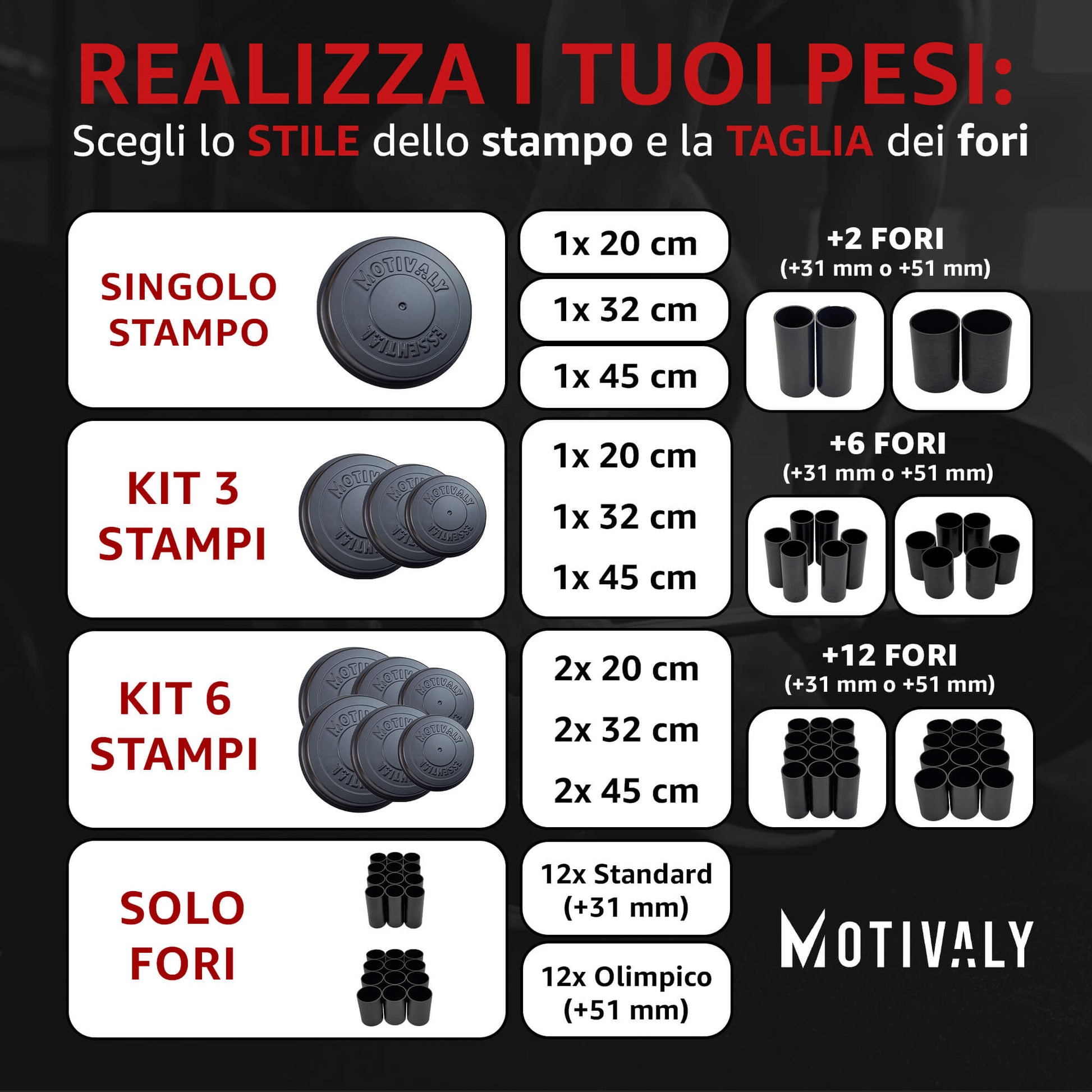 Evenden Confezione da 4 stampi rotondi in silicone per Evenden Confezione da 4 stampi rotondi in silicone per